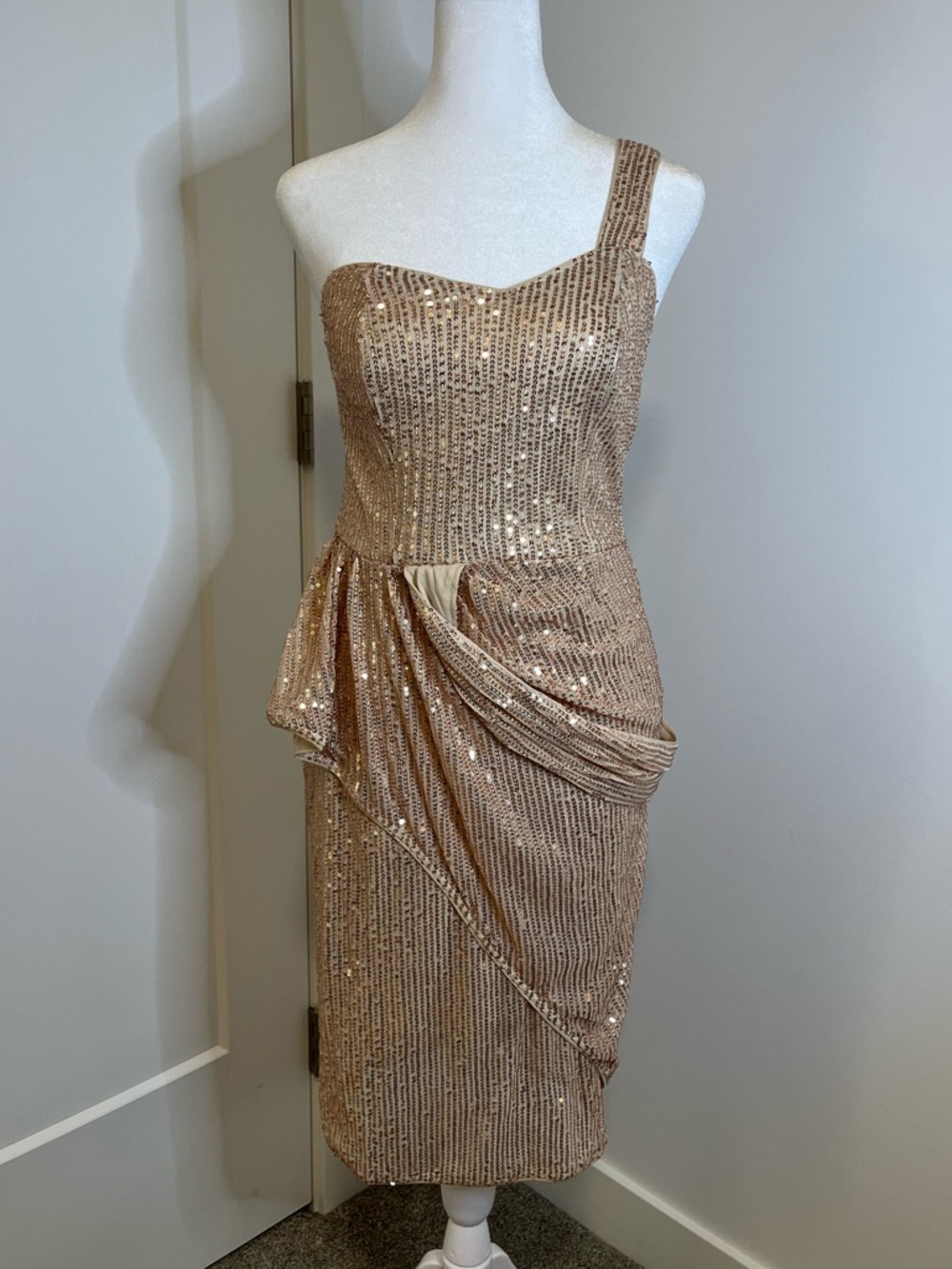 GRACE KARIN Rose Gold Sequin Dress (NWT) - FREE SHIPPING on Bundles $95+